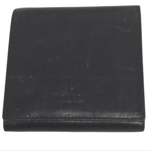 Gucci Black Leather Notebook‎ with Removable  Sticky Notes